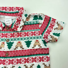 Load image into Gallery viewer, Boys Baby Baby, cotton Christmas short sleeve shirt, FUC, size 2,  
