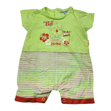 Load image into Gallery viewer, Boys Yatsi, striped cotton romper, EUC, size 000,  