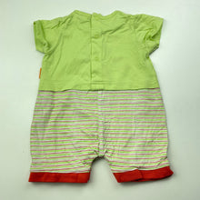 Load image into Gallery viewer, Boys Yatsi, striped cotton romper, EUC, size 000,  