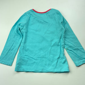 Girls Mothercare, cotton long sleeve t-shirt / top, FUC, size 2-3,  