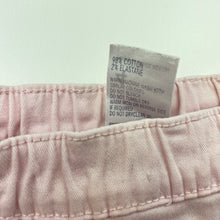 Load image into Gallery viewer, Girls Anko, pink stretch cotton skirt, elasticated, L: 25cm, GUC, size 4,  