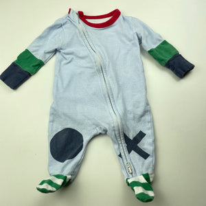 Boys Cotton On, stretchy zip coverall / romper, FUC, size 0000,  