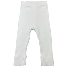 Load image into Gallery viewer, Girls white, ribbed leggings / bottoms, FUC, size 0,  
