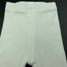 Load image into Gallery viewer, Girls white, ribbed leggings / bottoms, FUC, size 0,  