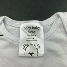 Load image into Gallery viewer, unisex Baby Baby, cotton bodysuit / romper, EUC, size 00000,  