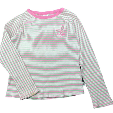 Girls Piping Hot, striped stretchy long sleeve top, FUC, size 7,  