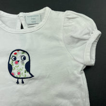 Load image into Gallery viewer, Girls Papoose Mini, stretchy t-shirt / top, bird, GUC, size 000,  