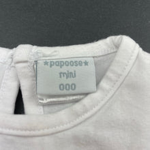 Load image into Gallery viewer, Girls Papoose Mini, stretchy t-shirt / top, bird, GUC, size 000,  