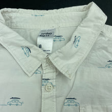 Load image into Gallery viewer, Boys Anko, lightweight cotton short sleeve shirt, FUC, size 8,  