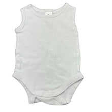 Load image into Gallery viewer, unisex Target, white cotton bodysuit / romper, EUC, size 0000,  