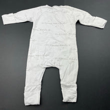 Load image into Gallery viewer, unisex Bonds, stretchy cozysuit coverall / romper, FUC, size 0000,  