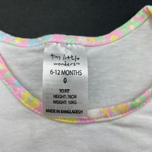 Load image into Gallery viewer, Girls Tiny Little Wonders, stretchy singlet top, EUC, size 0,  