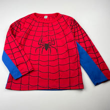 Load image into Gallery viewer, Boys lightweight, Spiderman long sleeve top, GUC, size 5-6,  