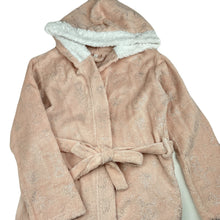Load image into Gallery viewer, Girls Real Dream, soft fleece dressing gown / bath robe, L: 90cm, GUC, size 13-14,  