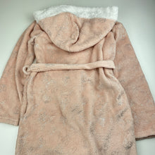 Load image into Gallery viewer, Girls Real Dream, soft fleece dressing gown / bath robe, L: 90cm, GUC, size 13-14,  