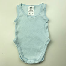 Load image into Gallery viewer, unisex Dymples, ribbed cotton singletsuit / romper, GUC, size 0000,  