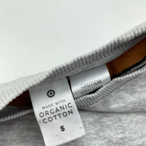 Boys Target, organic cotton blend pyjama top, FUC, size 5,  