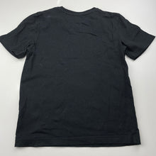 Load image into Gallery viewer, unisex Favourites, black organic cotton t-shirt / top, GUC, size 6,  
