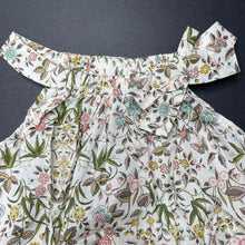 Load image into Gallery viewer, Girls Bebe by Minihaha, lace trim lightweight cotton summer romper, EUC, size 0,  