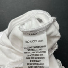 Load image into Gallery viewer, Girls Ollies Place, broderie trim cotton bodysuit / romper, FUC, size 000,  