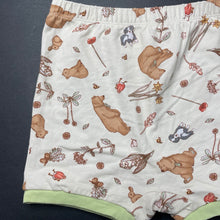 Load image into Gallery viewer, unisex We Are Going on a Bear Hunt, stretchy pyjama shorts, elasticated, EUC, size 2,  