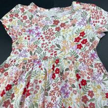 Load image into Gallery viewer, Girls Anko, floral cotton short sleeve dress, GUC, size 1, L: 45cm