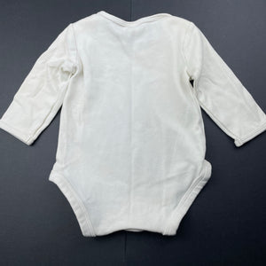 Girls Anko, soft feel organic cotton bodysuit / romper, EUC, size 00,  