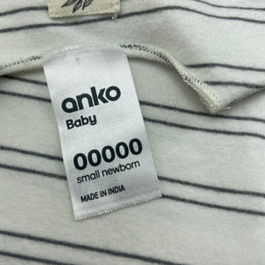 unisex Anko, soft feel stretchy singletsuit / romper, EUC, size 00000,  