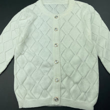 Load image into Gallery viewer, Girls lightweight, knitted cotton cardigan, EUC, size 3,  