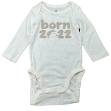 Load image into Gallery viewer, unisex H&amp;M, organic cotton bodysuit / romper, EUC, size 0000,  