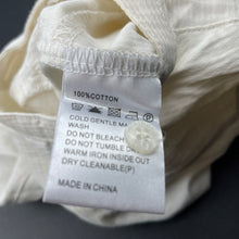 Load image into Gallery viewer, unisex Bebe by Minihaha, cream lightweight cotton romper, EUC, size 00,  