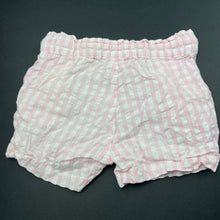 Load image into Gallery viewer, Girls Anko, checked lightweight cotton shorts, elasticated, EUC, size 2,  