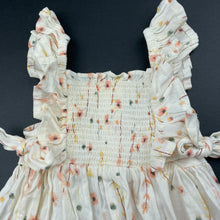 Load image into Gallery viewer, Girls Anko, floral cotton summer dress, EUC, size 000, L: 34cm