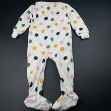 Load image into Gallery viewer, Girls Pekkle, soft fleece zip coverall / romper, EUC, size 1-2,  