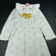 Load image into Gallery viewer, Girls Mango, fleece dressing gown / bath robe, L: 70cm, GUC, size 5,  