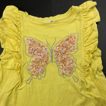 Load image into Gallery viewer, Girls Milkshake, yellow t-shirt / top, butterfly, GUC, size 5,  