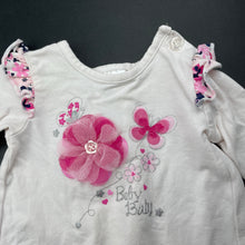 Load image into Gallery viewer, Girls Baby Baby, stretchy long sleeve top, FUC, size 0000,  