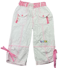 Load image into Gallery viewer, Girls JONE, Dora lightweight cotton pants, elasticated, Inside leg: 27cm, GUC, size 3,  