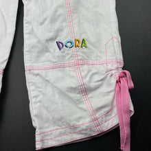 Load image into Gallery viewer, Girls JONE, Dora lightweight cotton pants, elasticated, Inside leg: 27cm, GUC, size 3,  