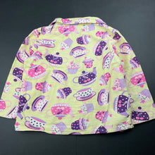 Load image into Gallery viewer, Girls Neon, flannel cotton pyjama top, FUC, size 4,  