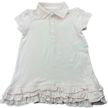 Load image into Gallery viewer, Girls Ralph Lauren, pink cotton polo dress, small fix back hem, FUC, size 0-1, L: 38cm