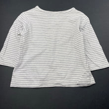 Load image into Gallery viewer, unisex Anko, striped cotton long sleeve top, GUC, size 00,  