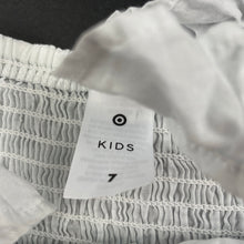 Load image into Gallery viewer, Girls Target, lined cotton summer playsuit, GUC, size 7,  