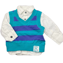 Load image into Gallery viewer, Boys Pumpkin Patch, cotton all-in-one shirt / top, EUC, size 000,  