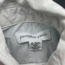 Load image into Gallery viewer, Boys Pumpkin Patch, cotton all-in-one shirt / top, EUC, size 000,  