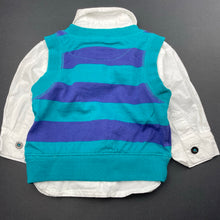 Load image into Gallery viewer, Boys Pumpkin Patch, cotton all-in-one shirt / top, EUC, size 000,  