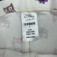 Load image into Gallery viewer, Girls Tiny Little Wonders, stretchy leggings / bottoms, FUC, size 1,  