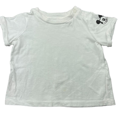 Boys H&M, Disney Mickey Mouse organic cotton top, FUC, size 00,  