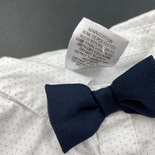 Load image into Gallery viewer, Boys Target, cotton long sleeve shirt, bowtie attached, EUC, size 1,  