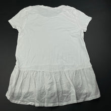 Load image into Gallery viewer, Girls B Collection, white cotton peplum top, GUC, size 12,  